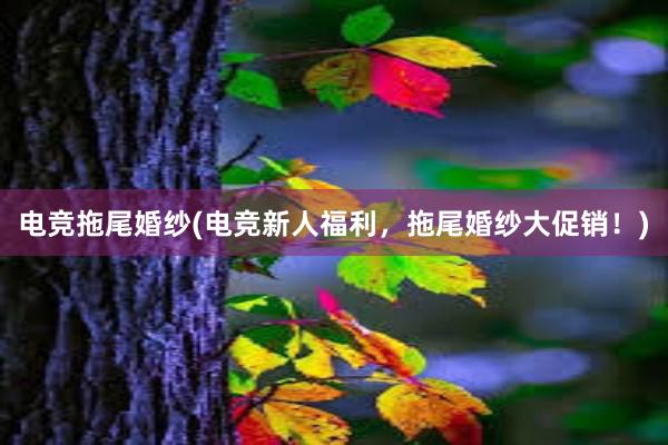 电竞拖尾婚纱(电竞新人福利，拖尾婚纱大促销！)