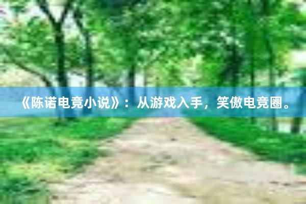 《陈诺电竞小说》：从游戏入手，笑傲电竞圈。